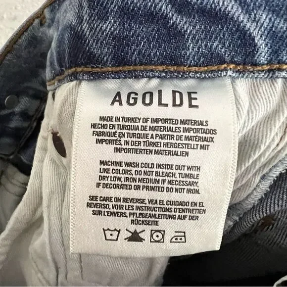 AGOLDE - Nico High Rise Slim Fit Jeans in Rooted Size 24 - Picture 7 of 8